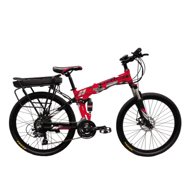 Електровелосипед складаний Kerambit 36V 18Ah 500W 26" / рама 17" червоний