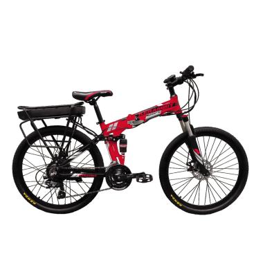 Електровелосипед складаний Kerambit 36V 12Ah 500W 26" / рама 17" червоний
