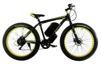 Електрофетбайк E-motion Fatbike GT 48v 16Ah 1000W c гідравлічними гальмами чорно-жовтий