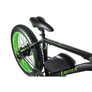 Електровелосипед фетбайк E-motion Fatbike GT 48v 16Ah 1000W c гідравлічними гальмами чорно-зелений купити