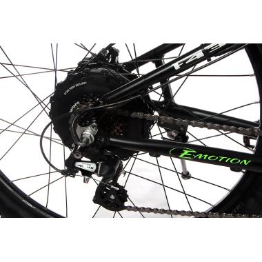 Електровелосипед E-motion 48V 17,5Ah 700W / алюмінієва рама 19" чорно-зелений