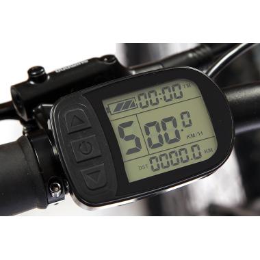 Електровелосипед E-motion 48V 17,5Ah 700W / алюмінієва рама 19" чорно-синій