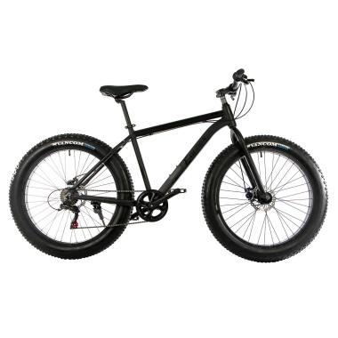 Велосипед E-motion Fatbike GT 26" / гідравлічні гальма / алюмінієва рама 19" чорний матовий