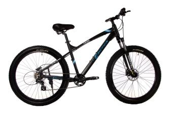 Велосипед E-motion MTB F430 27,5"х 3" / рама 19 "чорно-синій 