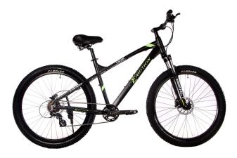 Велосипед E-motion MTB F430 27,5"х 3" / рама 19" чорно-зелений 