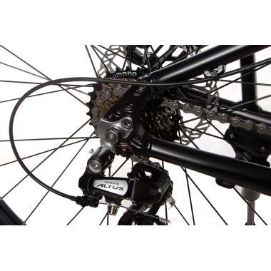 Велосипед E-motion MTB F430 27,5"х 3" / рама 19" чорно-синій