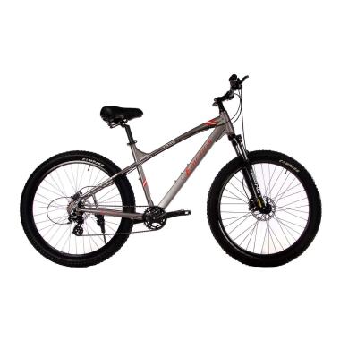 Велосипед E-motion MTB F430 27,5 "х 3" / рама 19" сіро-червоний