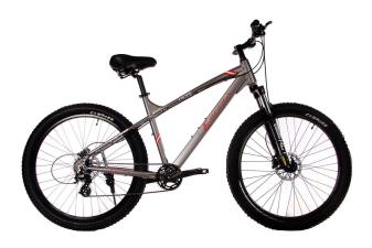 Велосипед E-motion MTB F430 27,5"х 3" / рама 19" сіро-червоний 