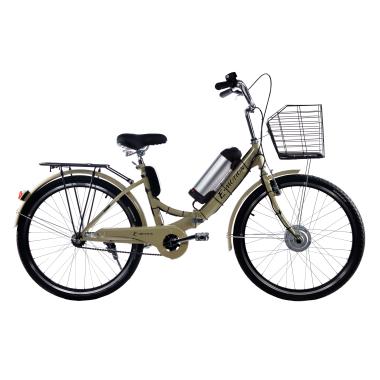 Електровелосипед складний з низькою рамою E-motion 36V 10Ah 350W / бежевий