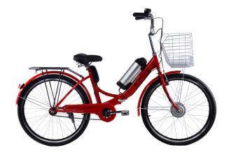 Електровелосипед складний з низькою рамою E-motion 26" 36V 10Ah 350W / червоний