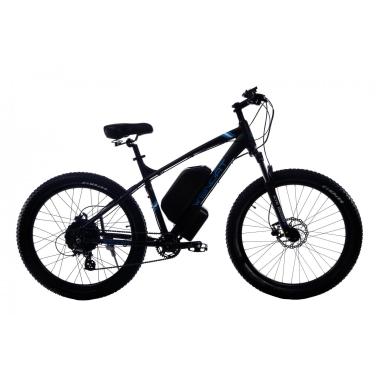 Електровелосипед WENDAT MTB 3" 27,5" 36V 14AH 500W механічні гальма / рама 19 чорно-синій