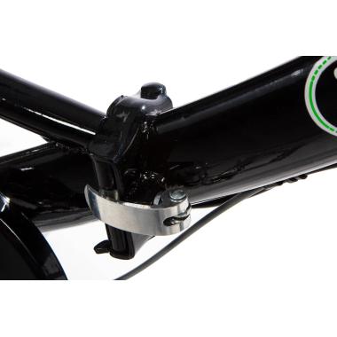 Електровелосипед E-motion складаний з низькою рамою 36V 10Ah 350W чорно-зелений