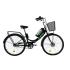 Електровелосипед E-motion складаний з низькою рамою 36V 10Ah 350W чорно-зелений