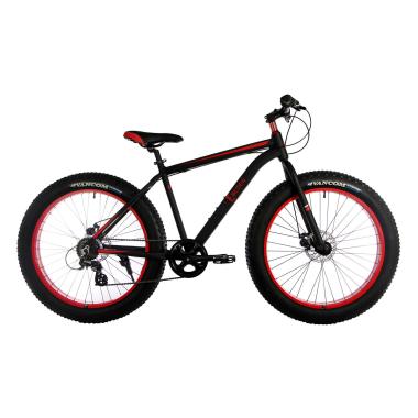 Велосипед Фетбайк 26" / алюмінієва рама 19" чорно-червоний