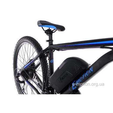 Електровелосипед E-motion MTB 29" 36V 32Ah 500W / рама 19" механічні гальма чорно-синій