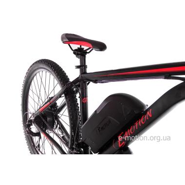 Електровелосипед E-motion MTB 29 GT 48V 24Ah 700W / рама 19" чорно-червоний гідравлічні гальма