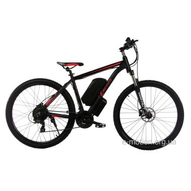 Електровелосипед E-motion MTB 29 GT 48V 24Ah 700W / рама 19" чорно-червоний гідравлічні гальма