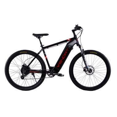 Електровелосипед WENDAT MTB 29" 36V 23Ah 500W зі знімним акумулятором у рамі чорно-червоний