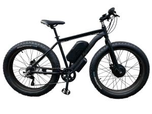 Електрофетбайк передньопривідний E-MOTION FATBIKE GT 48V 21AH 750W FRONT чорний матовий
