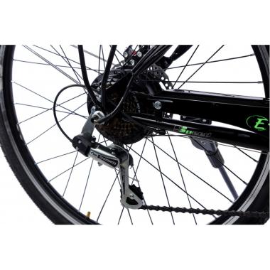 Електровелосипед складний з низькою рамою E-motion 36V 10Ah 350W чорно/зелений