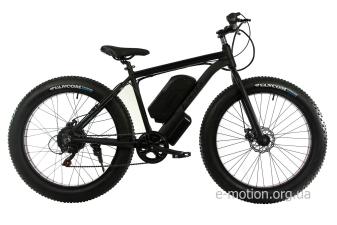 Електрофетбайк E-motion Fatbike GT 48V 19Ah 1000W чорний матовий