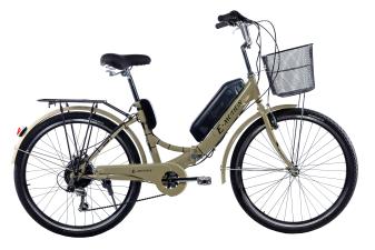 Електровелосипед складний з низькою рамою E-motion 36V 14Ah 350W бежевий