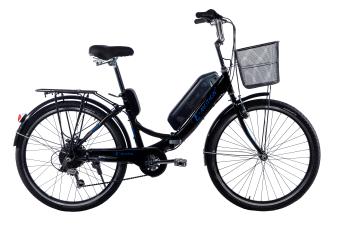 Електровелосипед складний з низькою рамою E-motion 36V 14Ah 350W чорно/синій