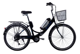 Електровелосипед складний з низькою рамою E-motion 36V 10Ah 350W чорно/синій
