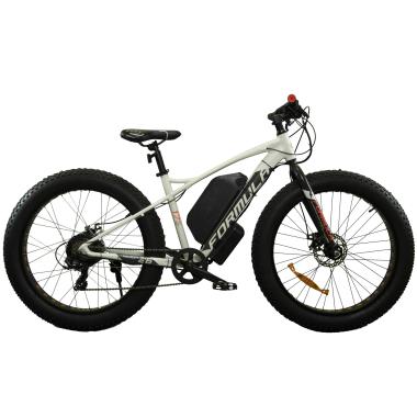 Електровелосипед Fatbike Formula 48v 17Ah 1000W біло-сірий