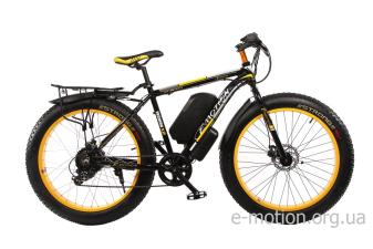 Електрофетбайк E-motion Fatbike 48V 1000 Вт чорно-жовтий