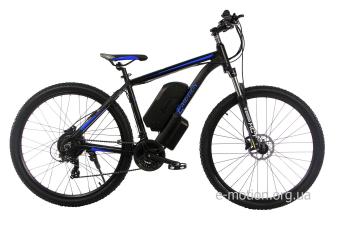 Електровелосипед E-motion MTB 29 GT 36V 12Ah 500W / рама 19" чорно-синій