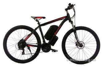Електровелосипед E-motion MTB27,5 GT 36V 12Ah 500W / рама 19" чорно-червоний