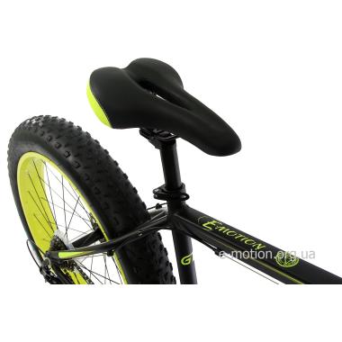 Велосипед E-motion Fatbike GT 26" / рама 19" чорно-жовтий