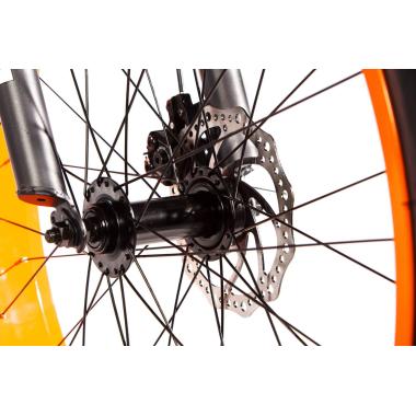 Велосипед E-motion Fatbike GT 26" / рама 19" сіро-помаранчевий