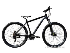 Велосипед гірський E-motion MTB29 GT / рама 19" чорний матовий