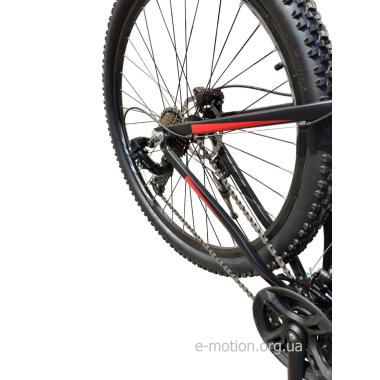 Велосипед гірський E-motion MTB29 GT / рама 21" чорно-червоний