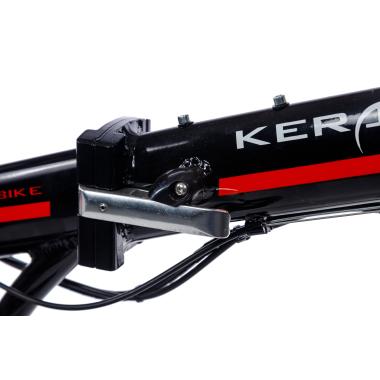 Складний електровелосипед Kerambit 20", алюмінієва рама 17", 36V 10Ah 350W  - чорно-червоний