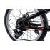 Складний електровелосипед Kerambit 20", алюмінієва рама 17", 36V 10Ah 350W  - чорно-червоний