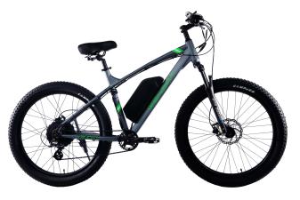 Електровелосипед Wendat MTB 3 27,5" 48V 19AH 750W / РАМА 19" гідравлічні гальма сіро-зелений