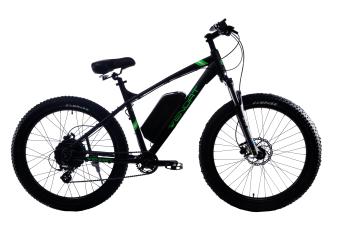 Електровелосипед Wendat MTB 3 27,5" 48V 19AH 750W / РАМА 19 гідравлічні гальма чорно-зелений