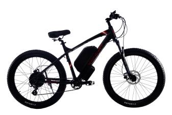Електровелосипед WENDAT MTB 3" 27,5" 48V 16Ah 750W механічні гальма / рама 19 чорно-червоний
