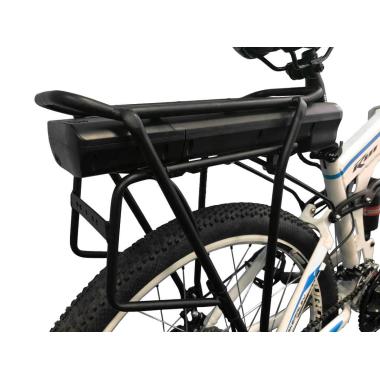 Електровелосипед складаний МАКЕ 36V 20Ah 500W 26", рама 17" - біло-блакитний.