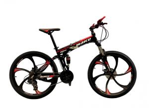 Велосипед зі складною рамою 26" червоний