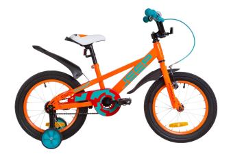 Велосипед 16" Formula JEEP 14G St з крилом Pl 2019 (помаранчево-бірюзовий)