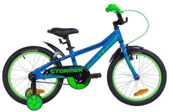 Велосипед 18" Formula STORMER 14G Al з крилом Pl 2019 (синій)