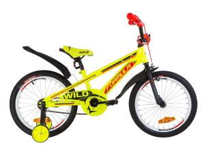 Велосипед 18" Formula WILD посилен. St з крилом Pl 2019 (жовто-помаранчевий)