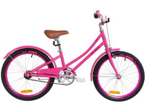 Велосипед 20" Dorozhnik OLIVIA 14G St з крилом St 2019 (рожевий)