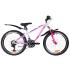 Велосипед 24" Discovery FLINT AM 14G Vbr St з крилом Pl 2019 (біло-малиновий)