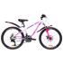 Велосипед 24" Discovery FLINT AM 14G DD St з крилом Pl 2019 (біло-малиновий)