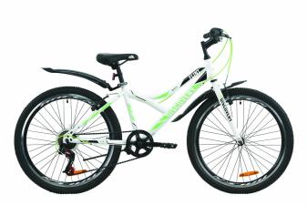 Велосипед ST 24" Discovery FLINT Vbr з крилом Pl 2020 (біло-зелений)